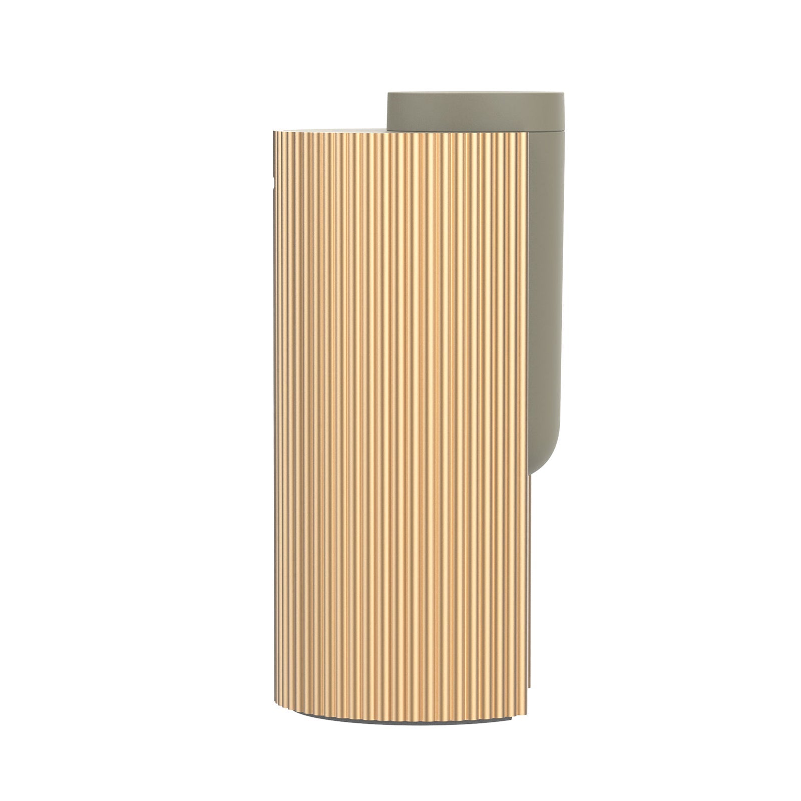 Roma Mag XS electric diffuser with gold textured vase