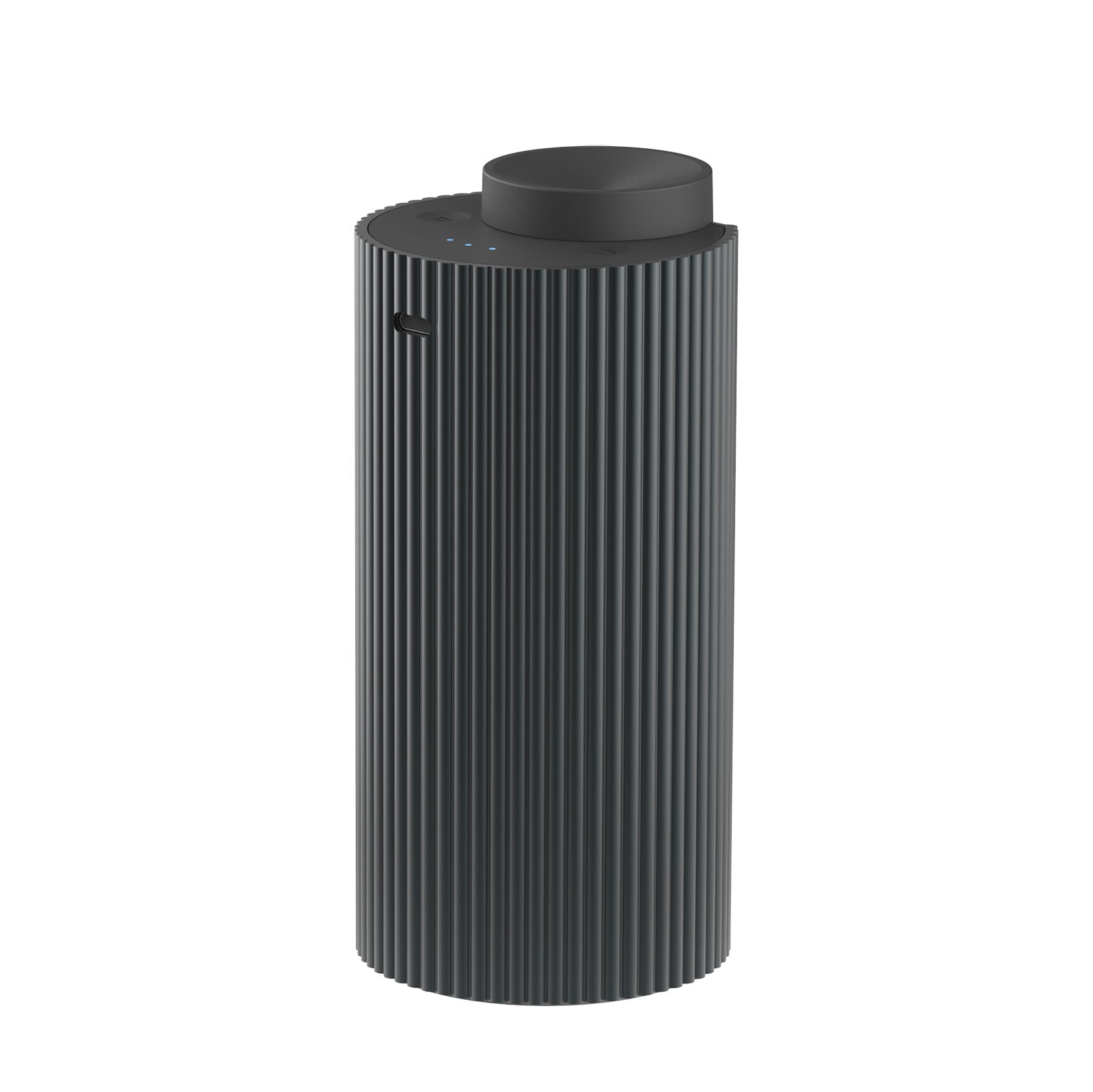Roma Mag XS electric diffuser with charcoal gray ribbed water filter