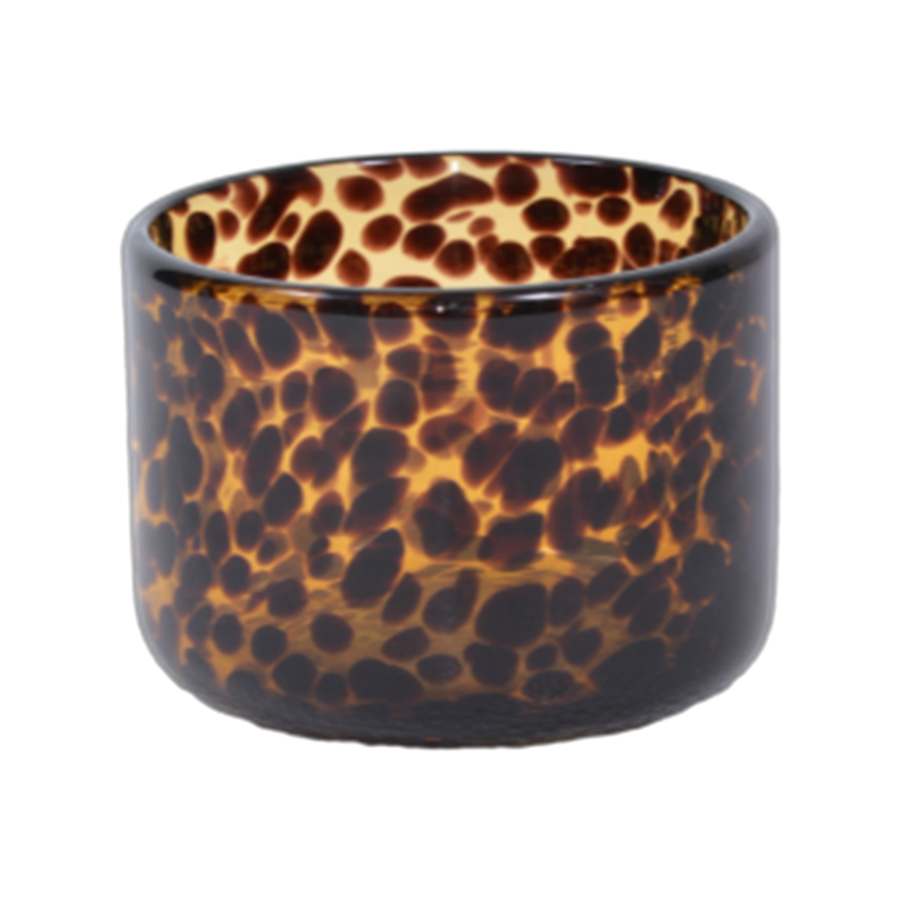 Single Wick 250g | Brown Tortoiseshell Vessel