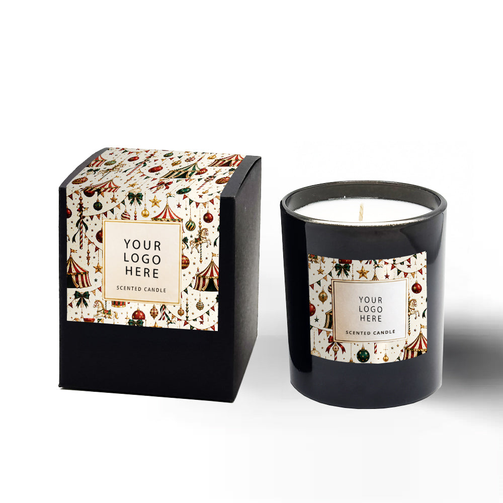Festive White Label | 250g Candle