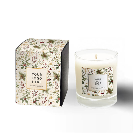 Festive White Label | 250g Candle