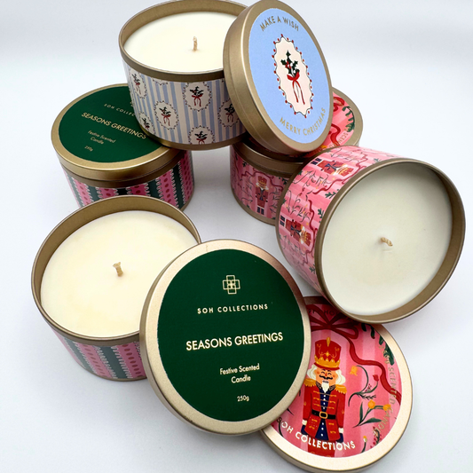 Festive Travel Candles 250g